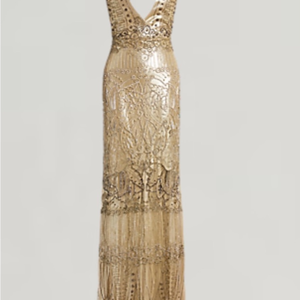 Ralph Lauren Purple Label Briony Embellished Tulle Evening Dress Made In Italy.